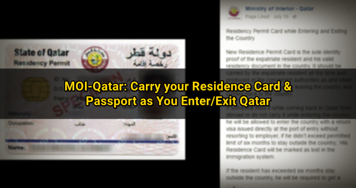 moi qatar residence card